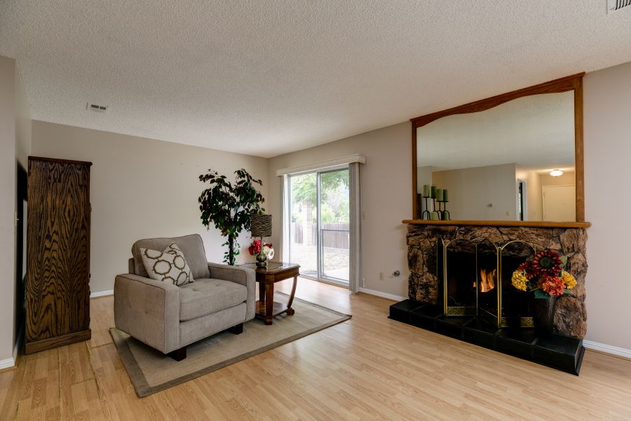 Fireplace in Home for Sale in Oak View