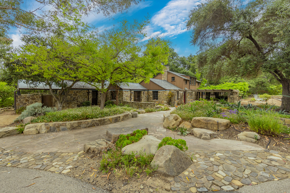 Stone house in East End Ojai